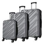 Luggage 3 Piece Set Abs Hard Shell Suitcase Lightweight