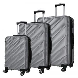 lightweight shell suitcases